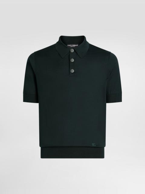 Dolce & Gabbana Silk polo shirt