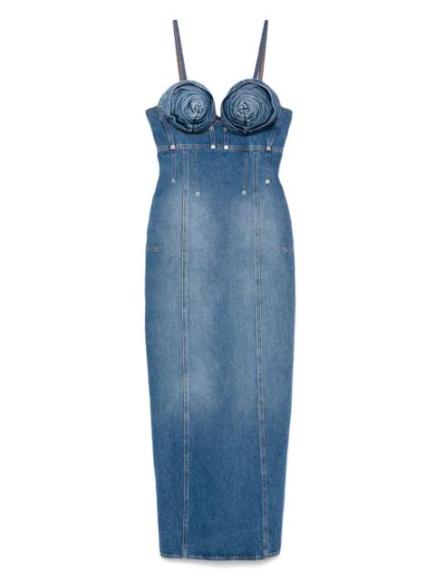 Jean Paul Gaultier denim maxi dress