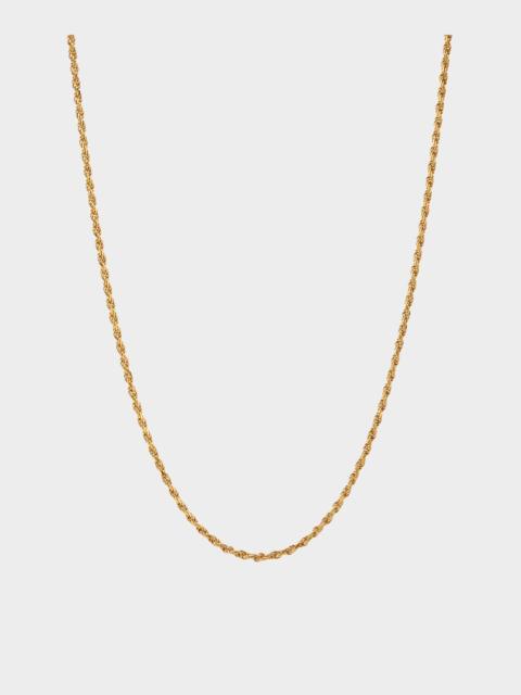 Miansai Miansai Gold Vermeil Rope Chain Necklace