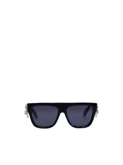 Roberto Cavalli snake-detail square-frame sunglasses