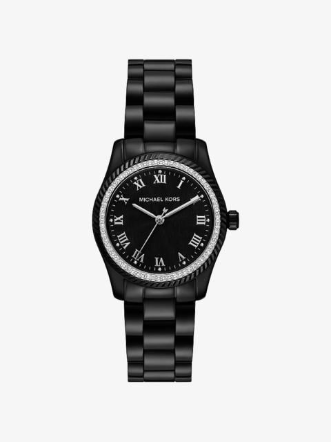 MICHAEL KORS Mini Lexington Black-Tone Watch