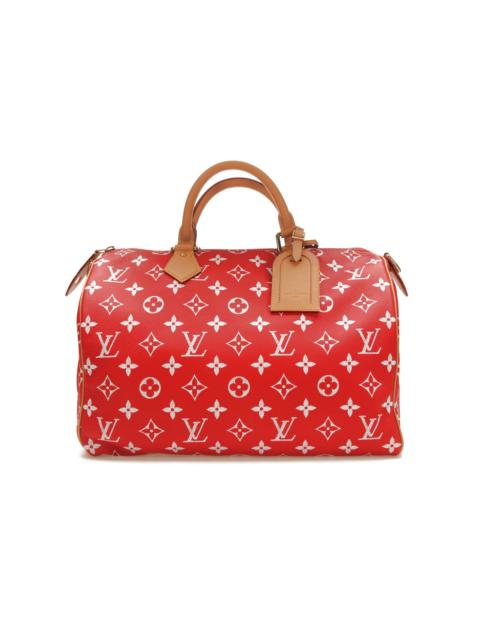 Louis Vuitton Louis Vuitton Speedy P9 Bandoulière 40 Monogram Leather Red