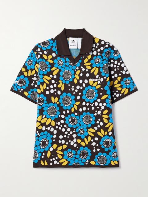 adidas Originals + Wales Bonner Jacquard-knit Polo Shirt