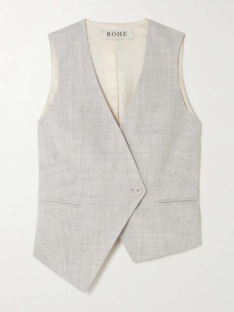 RÓHE Asymmetric woven vest