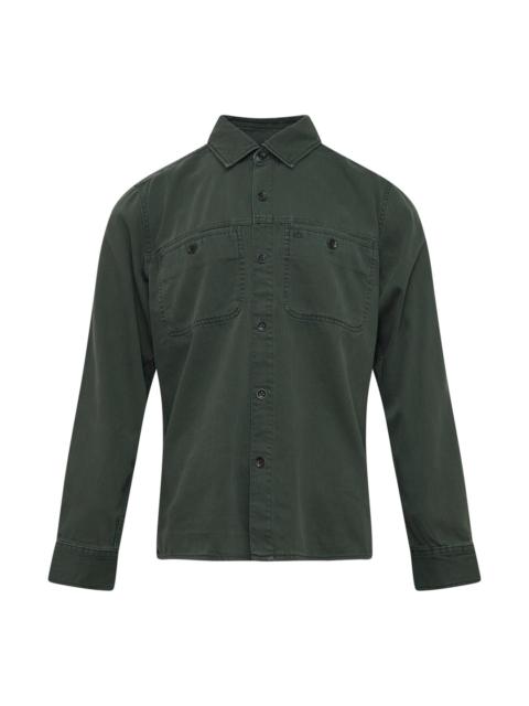 rag & bone Overdyed Denim Long Sleeve Workwear Shirt
