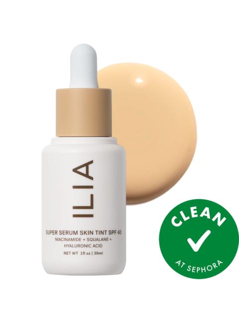 ILIA Beauty Super Serum Skin Tint SPF 40 - Hydrating Foundation