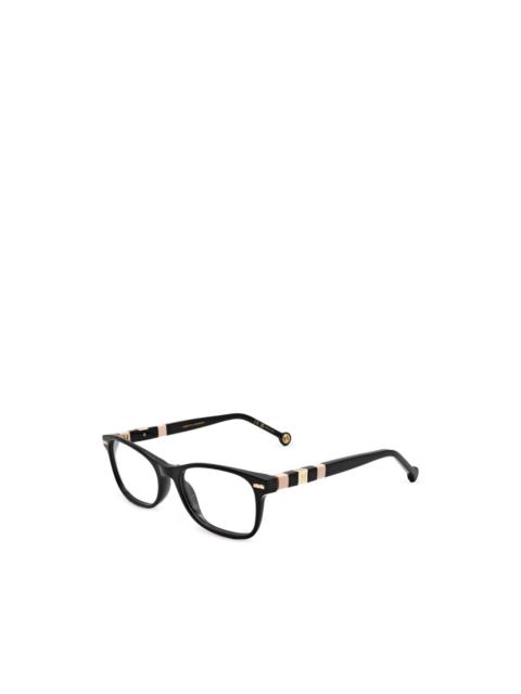 CAROLINA HERRERA logo-detail square-frame glasses