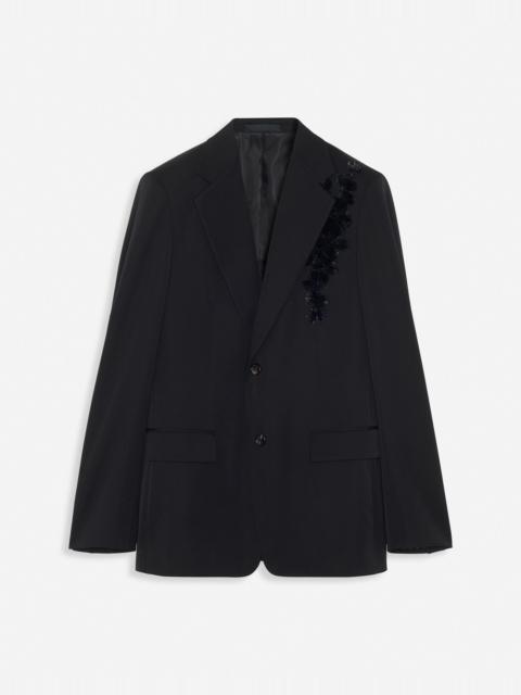 EMBROIDERED SINGLE-BREASTED JACKET