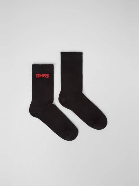 CAMPER Black short-length basics socks Black short-length basics socks