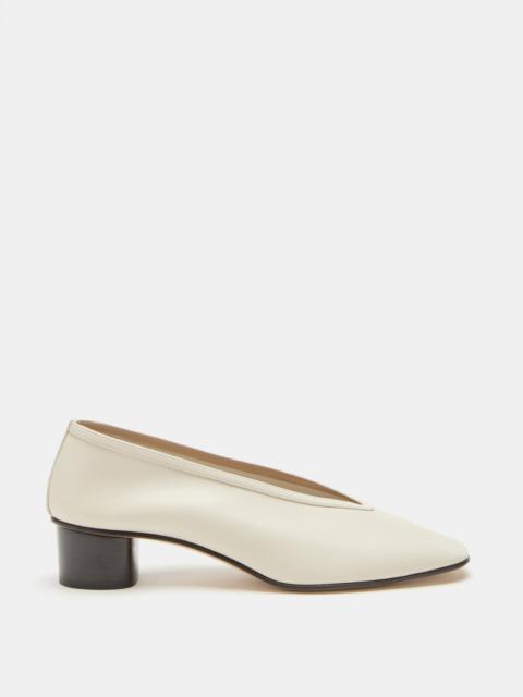 LE MONDE BÉRYL Luna Pump / Ecru Leather