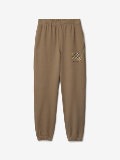Burberry EKD Check Cotton Jogging Pants