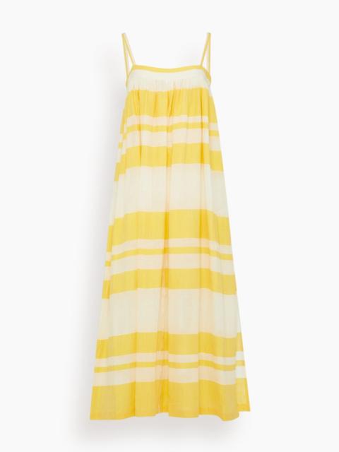lemlem Eda Slip Dress in Mezimuri Yellow