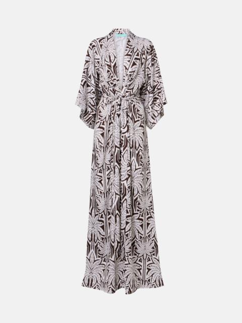 MELISSA ODABASH Eloise printed maxi dress