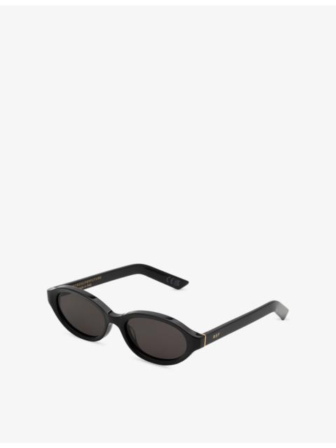 RETROSUPERFUTURE Parola Oval-Frame Acetate Sunglasses