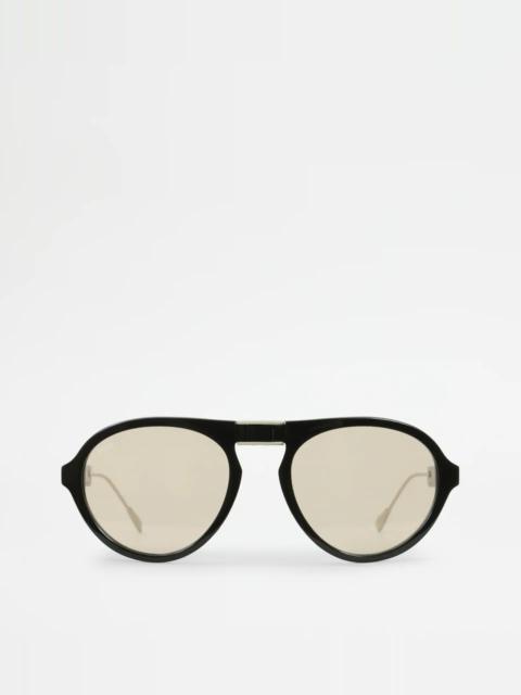 Tod's FOLDABLE SUNGLASSES - BLACK