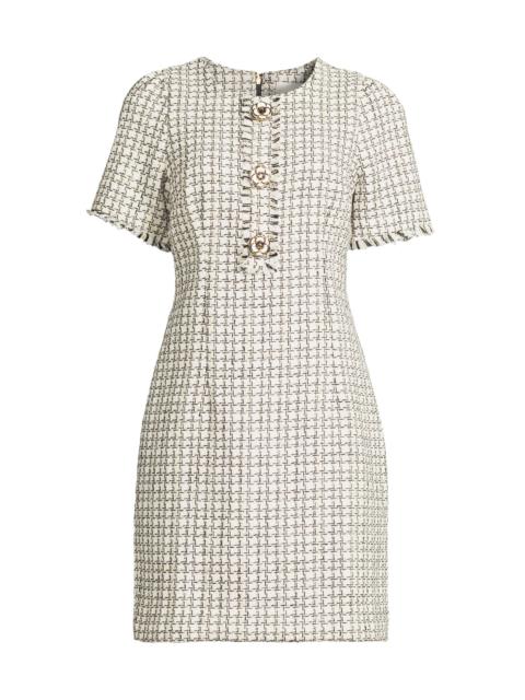 Lilly Pulitzer Women's Brenda Houndstooth Bouclé Sheath Dress - Coconut Lurex Houndstooth