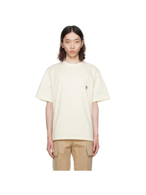 【Wooyoungmi】 正規品★ 3D Coral Back Logo T-Shirt White White 3D Coral Back Logo T-Shirt - WOOYOUNGMI