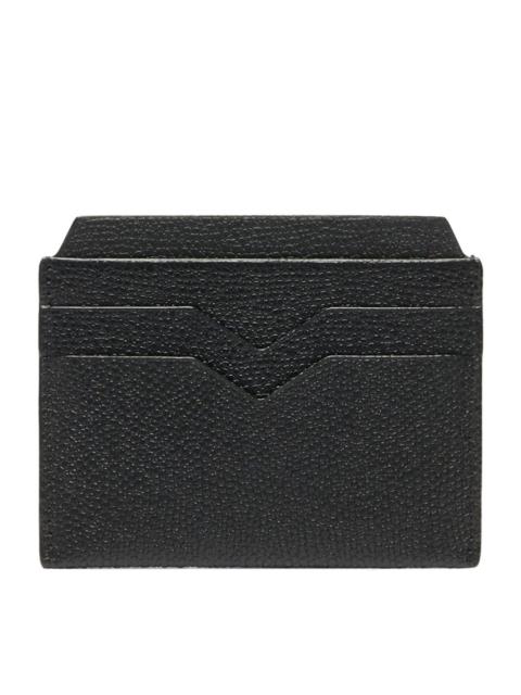 Valextra, Card Holder 3cc With Zip, Black/White