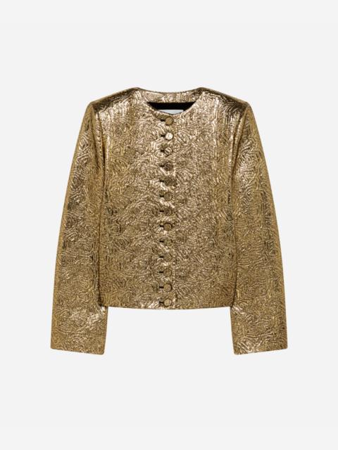MSGM Single-breasted brocade jacket