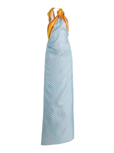 CHRISTOPHER ESBER Exclusive La Isla Bandana-Print Silk-Twill Pareo Cutaway Maxi Dress multi