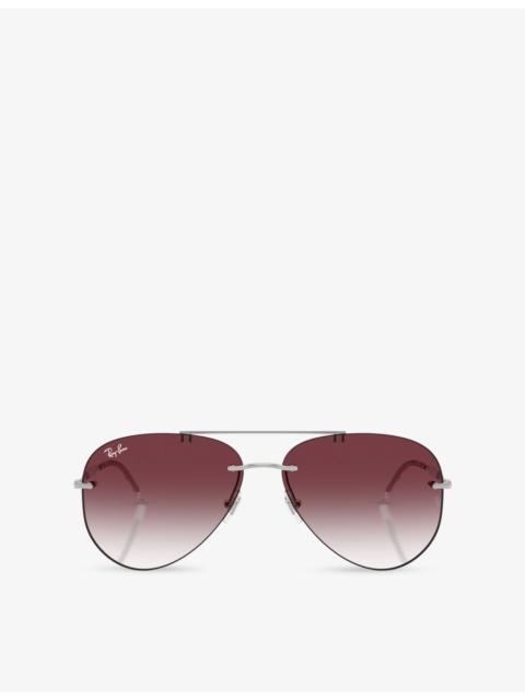 Ray-Ban RB3791 Aviator-Frame Metal Sunglasses