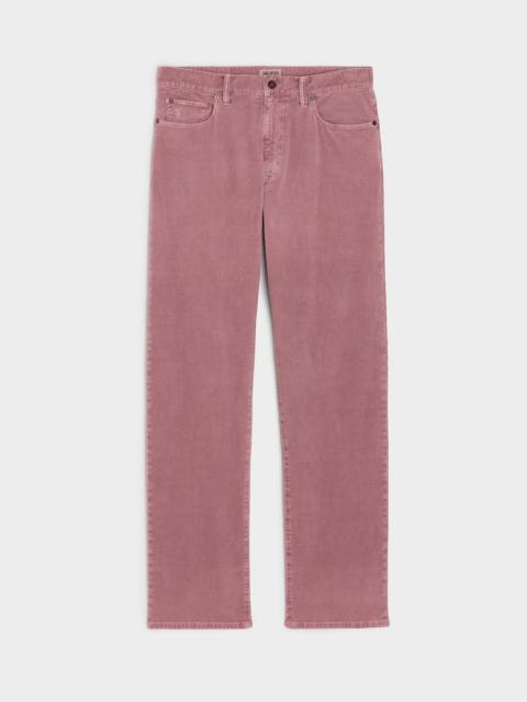 TODD SNYDER Straight 5-Pocket Corduroy Pant