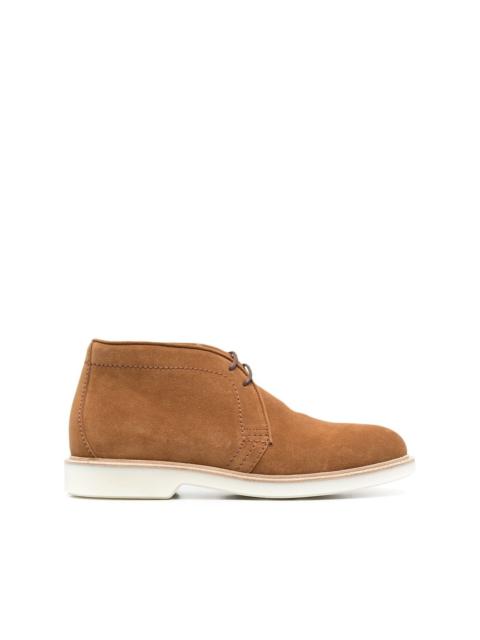 Brunello Cucinelli lace-up suede boots