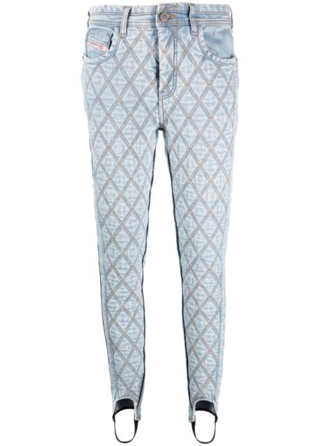Diesel D-Duc super-skinny stirrup jeans