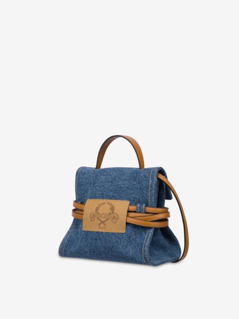 Moschino MOSCHINO TIE ME BAG IN DENIM
