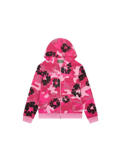 DENIM TEARS Denim Tears The Cotton Wreath Zip Sweatshirt Pink Camo