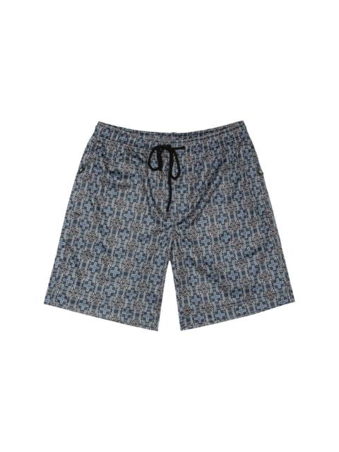 Ksubi geometric-print deck shorts