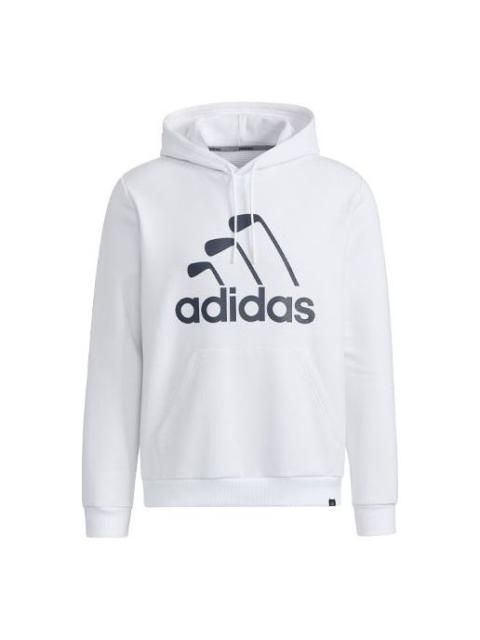 Men's adidas Iron Logo Hoody Golf Alphabet Logo Sports White HA1328