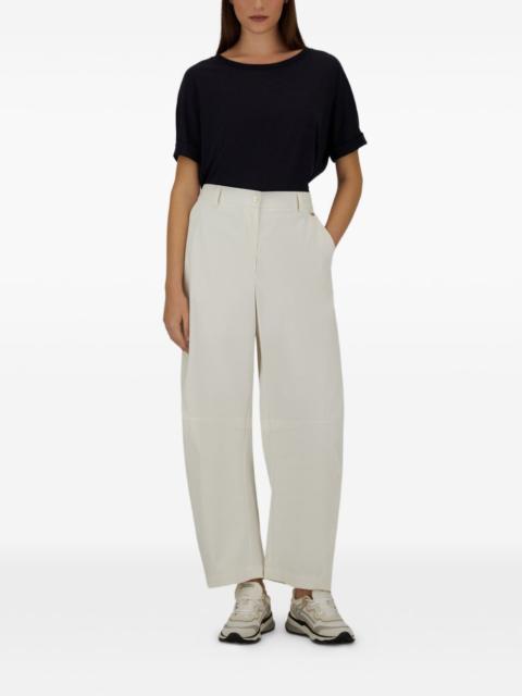 Herno barrel-leg trousers