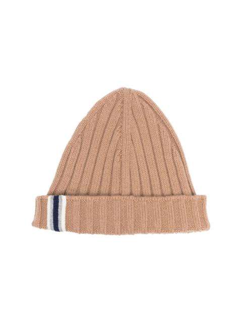 FEDELI ribbed-knit cashmere beanie