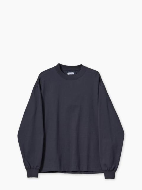 KAPTAIN SUNSHINE KAPTAIN SUNSHINE SUVIN SUPIMA TUBE L/S TEE HEAVY INK BLACK