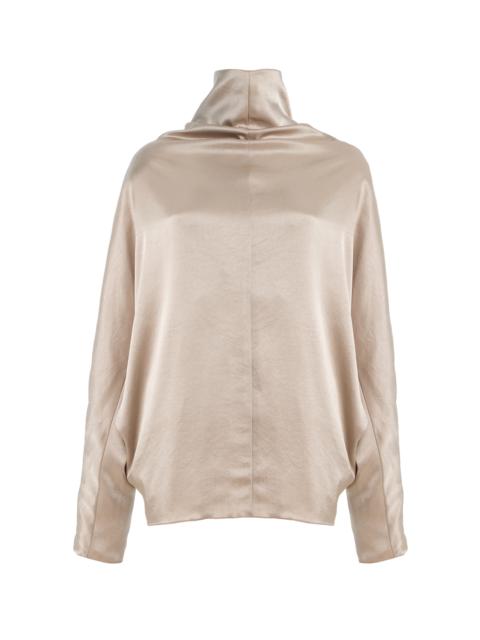 Citizens of Humanity Ilaria Draped Satin Top