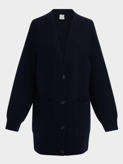 TOTEME Longline Cashmere-Blend Cardigan