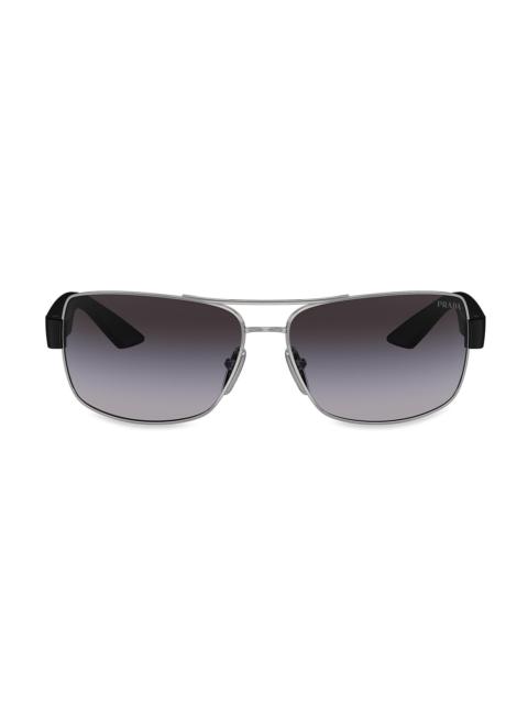 Prada 65MM 50ZS 베개 선글라스