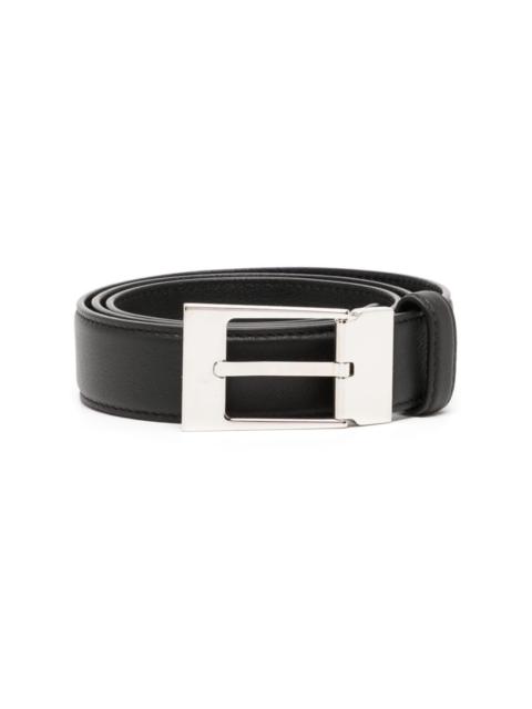 The Row buckle-fastening leather belt