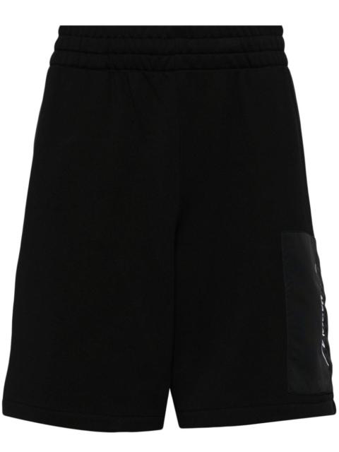 Moschino logo embroidered short