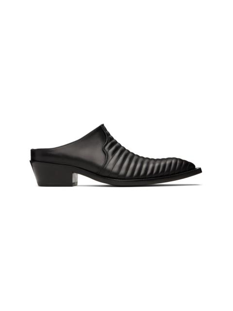 Martine Rose Black Cowboy Mules