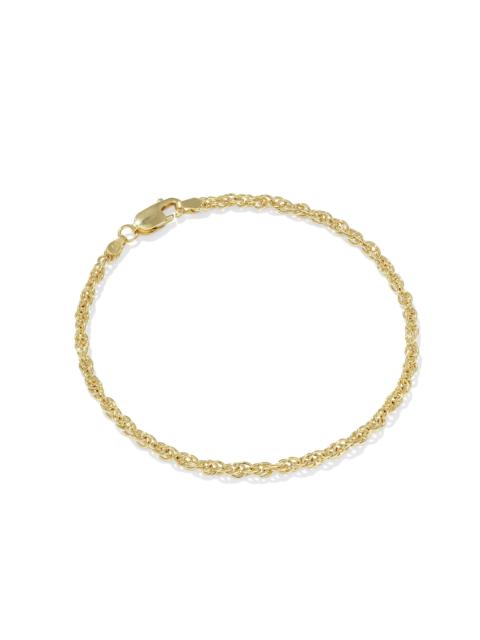 KENDRA SCOTT Ryan Rope Chain Bracelet in 18k Gold Vermeil