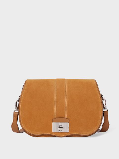 Paul Smith Women's Tan Suede Cross Body Satchel Bag