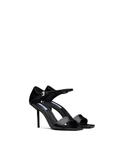 Prada Brushed leather sandals