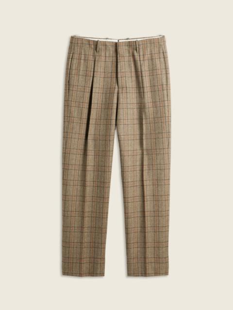 SLOWEAR Straight fit Shetland wool trousers