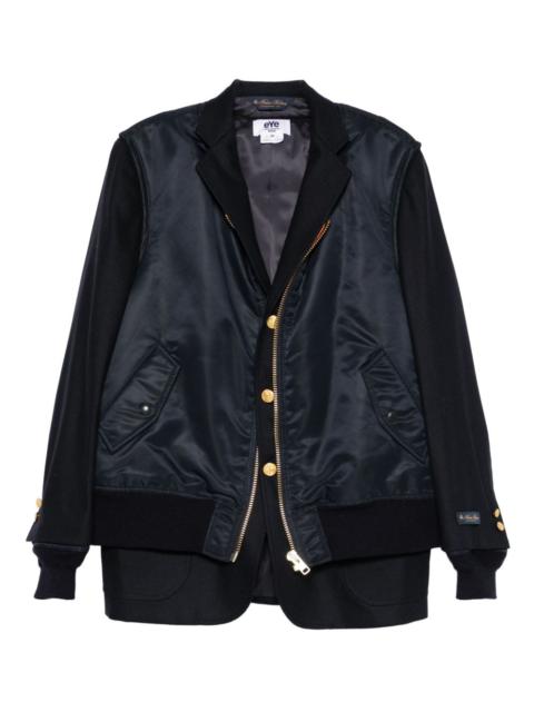 Junya Watanabe MAN satin-finish bomber jacket
