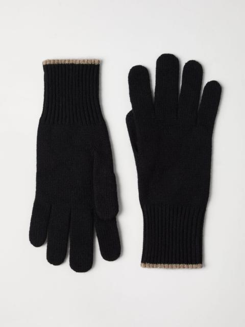 Brunello Cucinelli Cashmere knit gloves