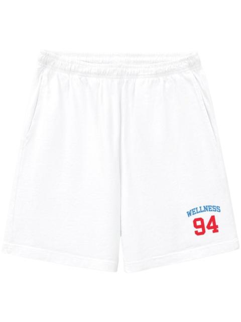 Sporty & Rich Wellness 94 cotton track shorts