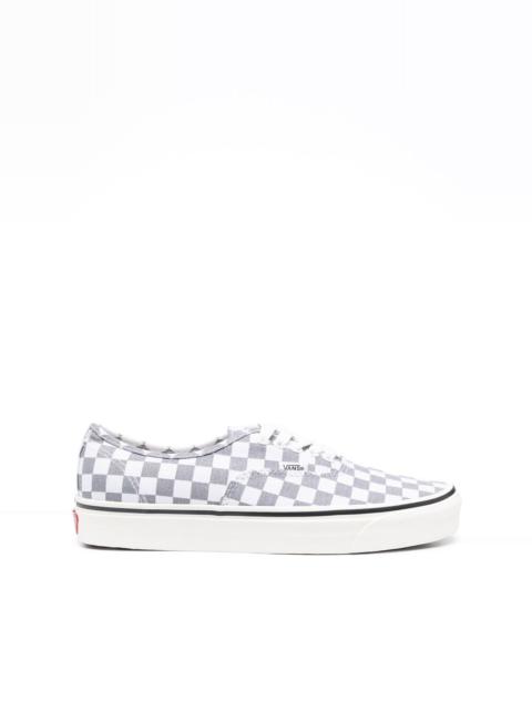 Authentic checkerboard-print trainers