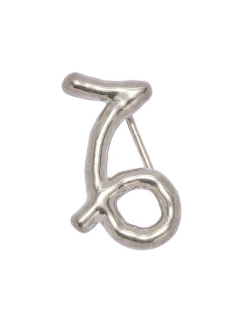 Jil Sander Zodiac Capricorn belt buckle